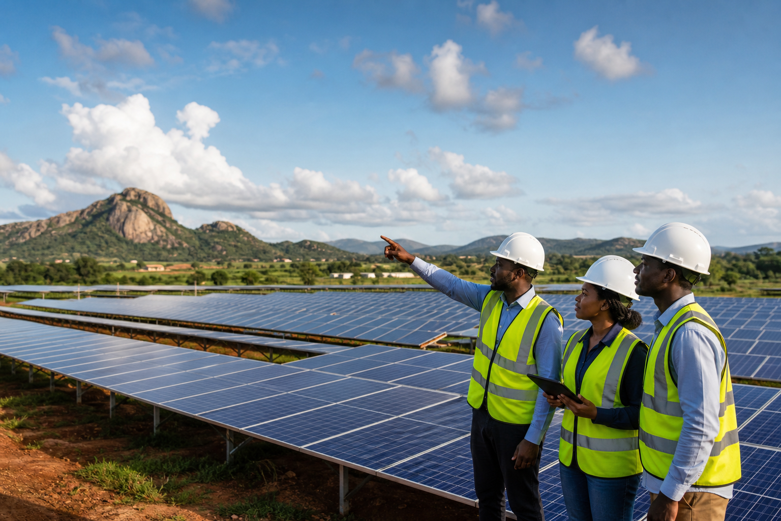 Community grid power plant